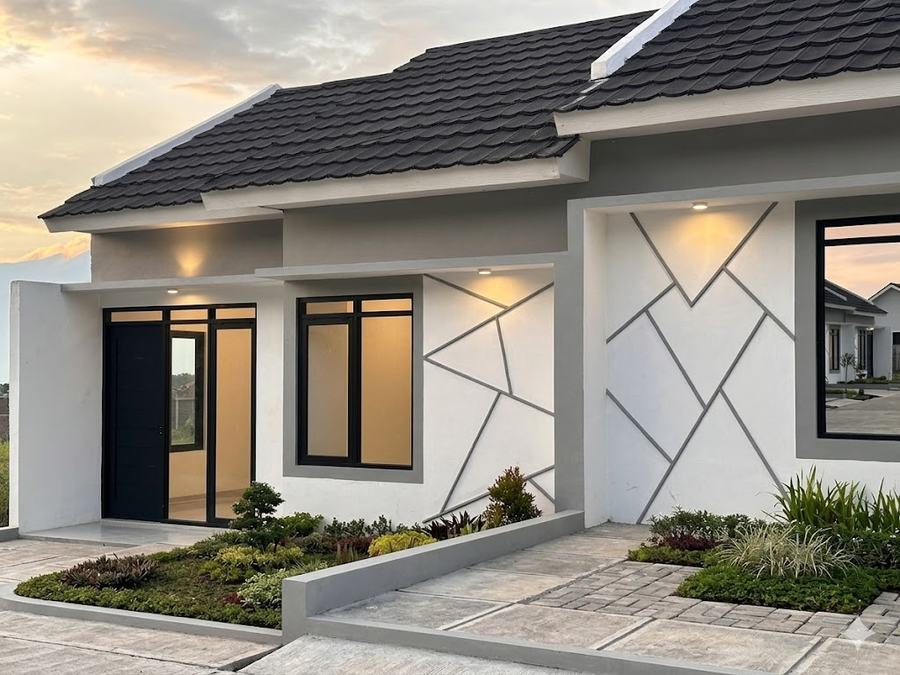 Eksterior Tipe 34/60 Taman Hijau Garut golden hour